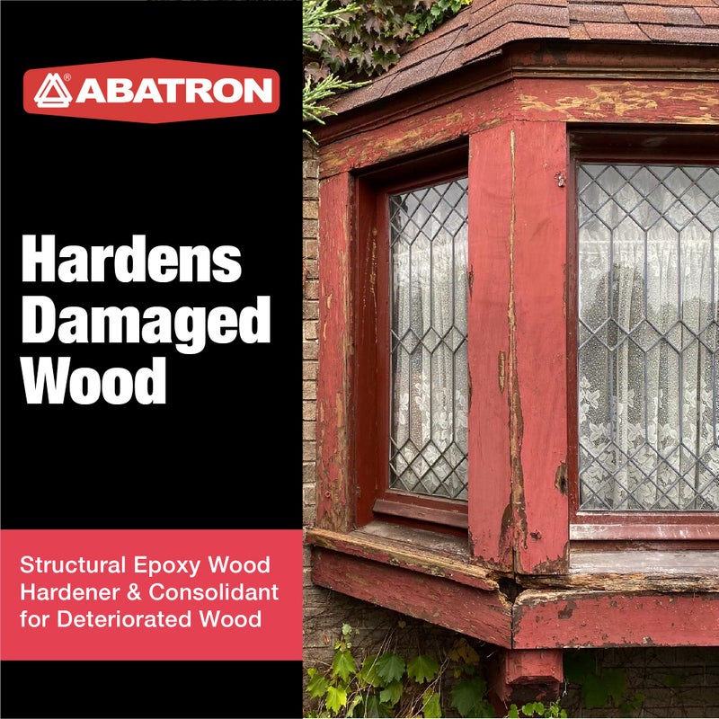Abatron LiquidWood Kit - 2 Quarts - 2-Part Structural Wood Epoxy Resin - Wood Hardener and Consolidant - Perfect Primer for WoodEpox Epoxy Wood Filler - Image 2